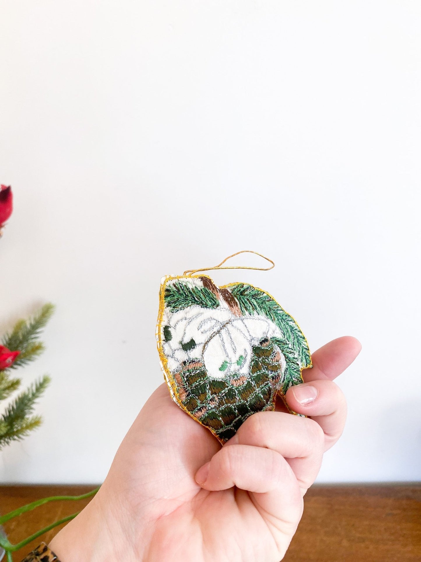 Vintage Hand-Embroidered Eaton's Canada Ornaments - Perth Market