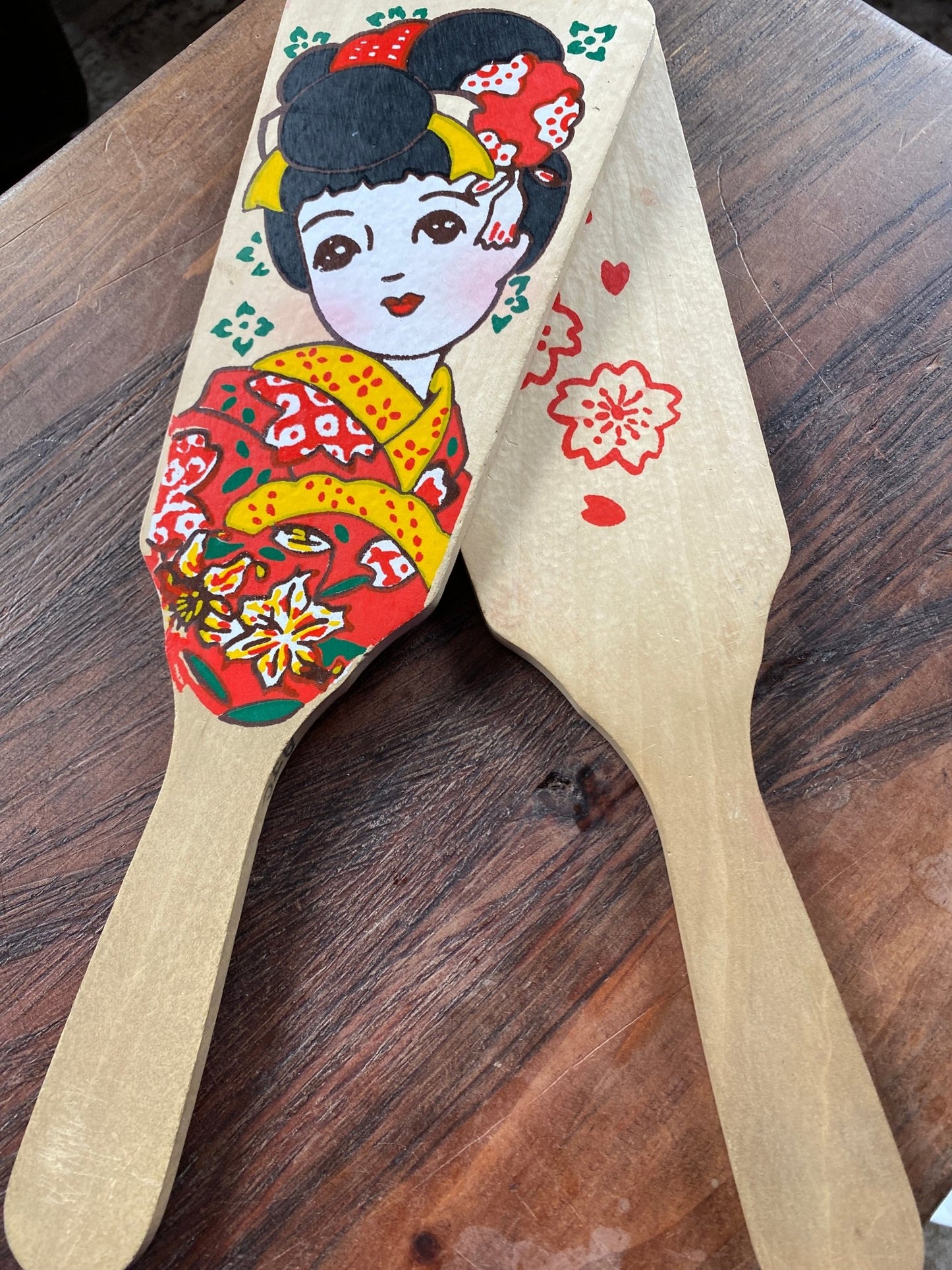 Vintage Japanese Hagoita (battledore) Paddles - Perth Market