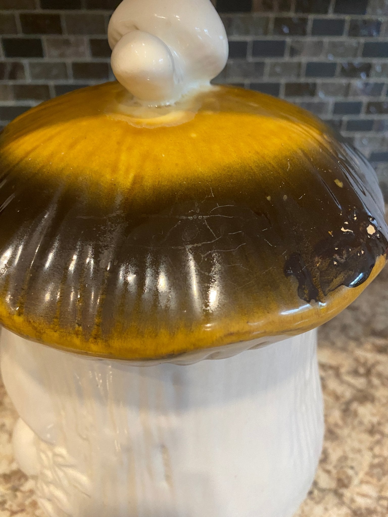 Vintage Laurentian Ceramic Mushroom / Toadstool Canister / Jar | Merry Mushroom | 1970s - Perth Market