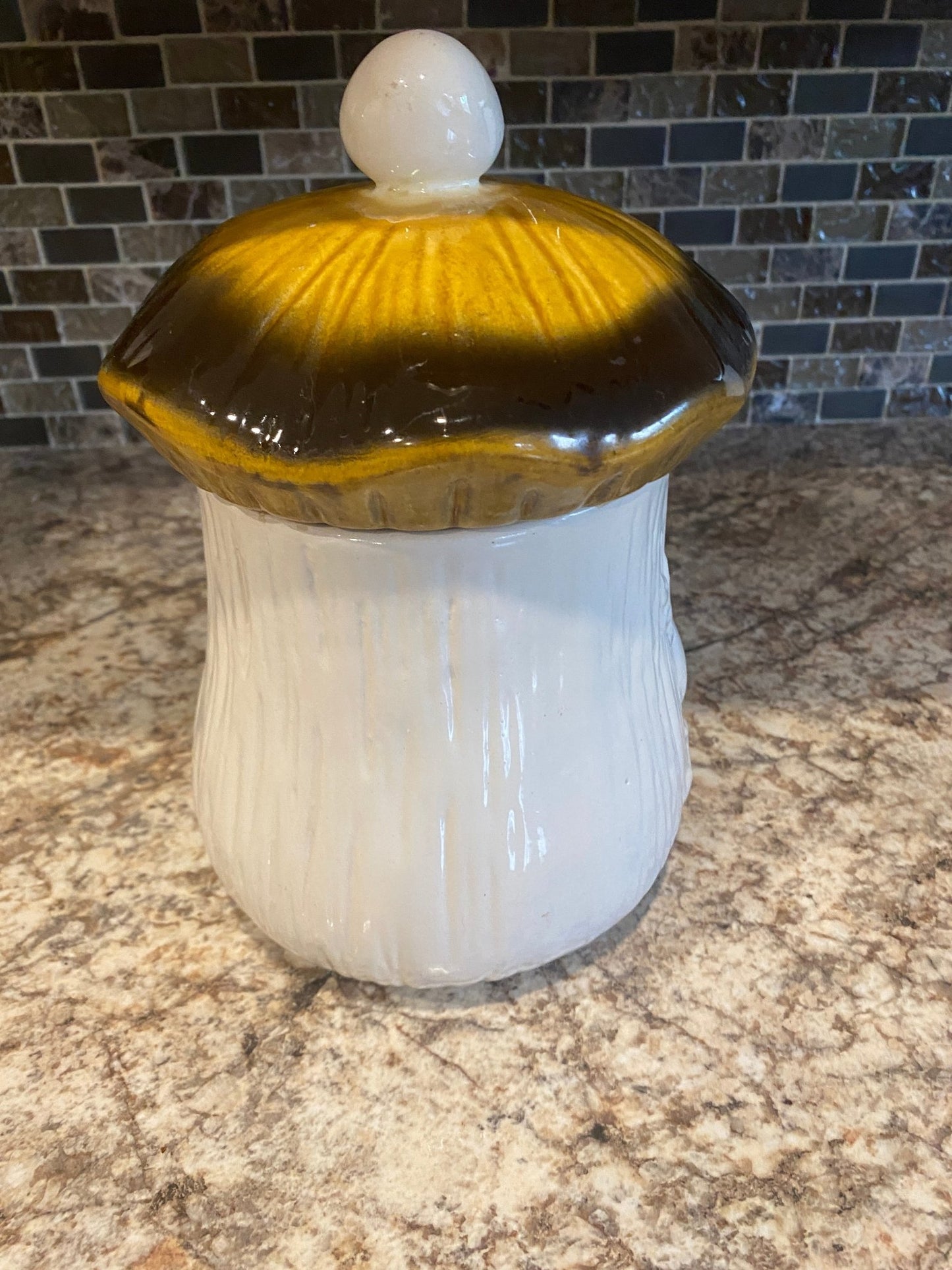 Vintage Laurentian Ceramic Mushroom / Toadstool Canister / Jar | Merry Mushroom | 1970s - Perth Market