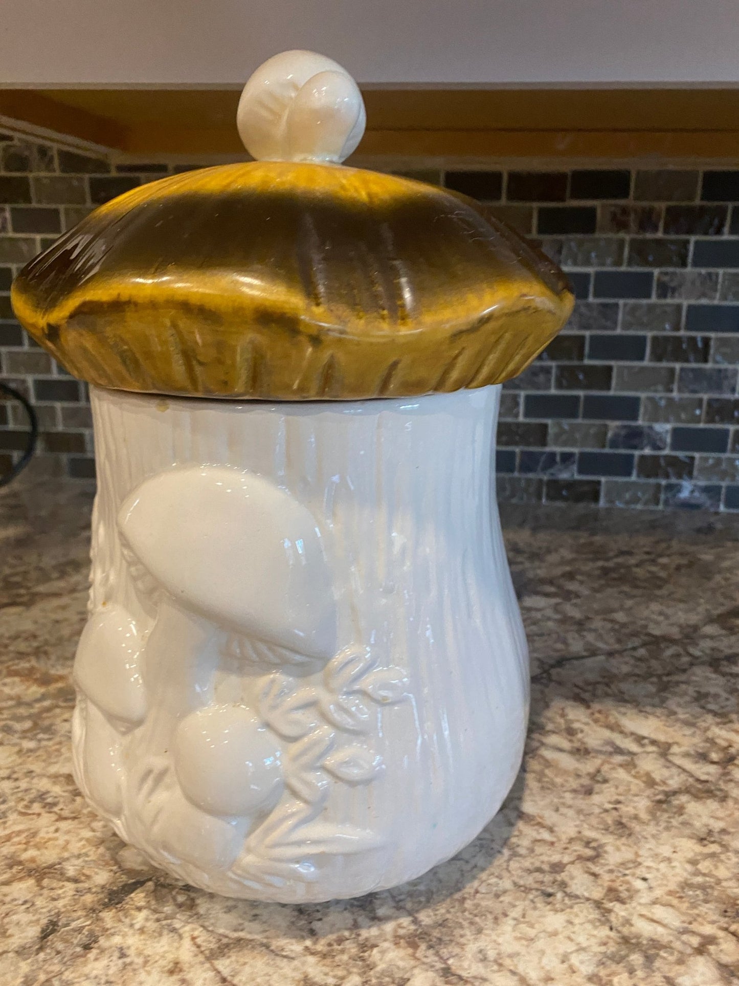 Vintage Laurentian Ceramic Mushroom / Toadstool Canister / Jar | Merry Mushroom | 1970s - Perth Market