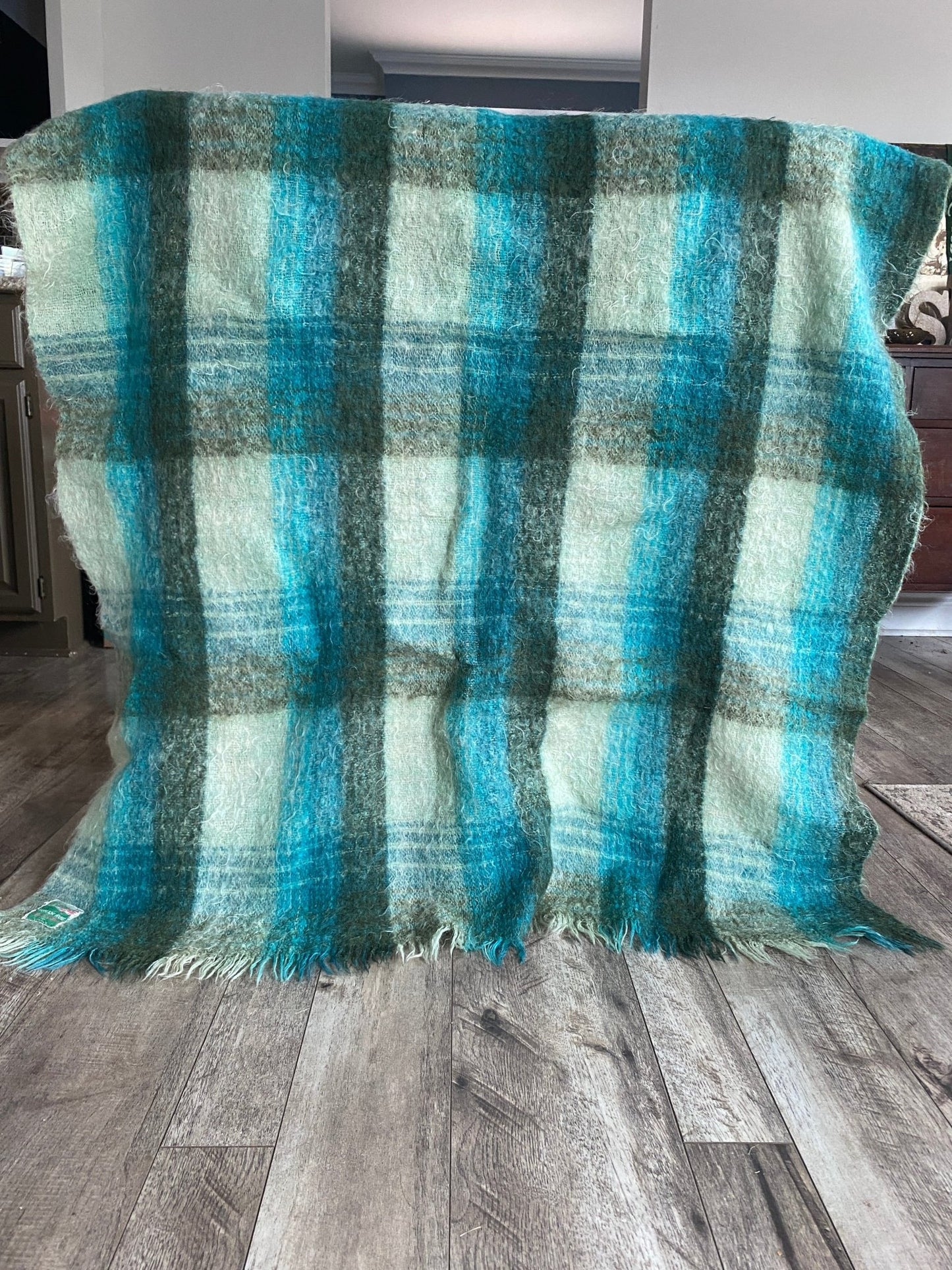 Vintage Mohair Wool Blanket/Throw - Perth Market