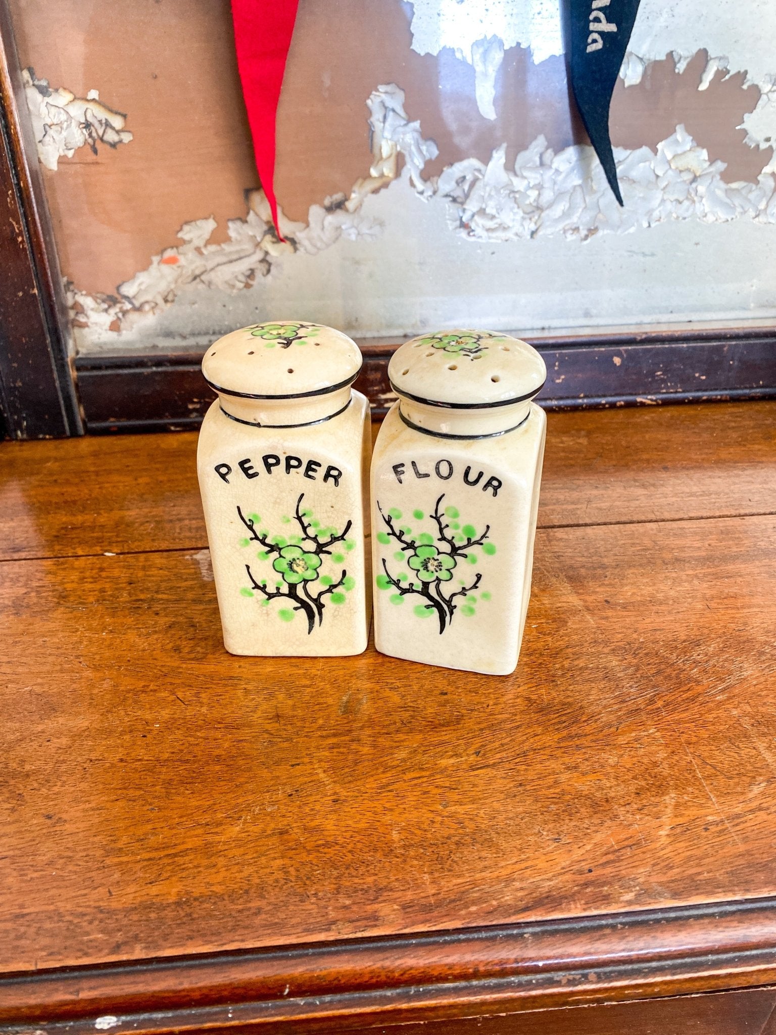 Vintage Moriyama Flour and Pepper Shakers - Perth Market