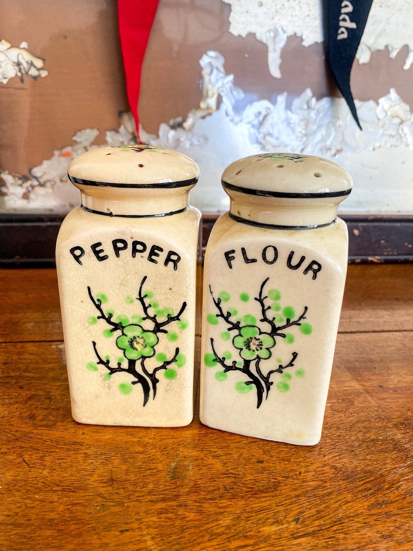 Vintage Moriyama Flour and Pepper Shakers - Perth Market