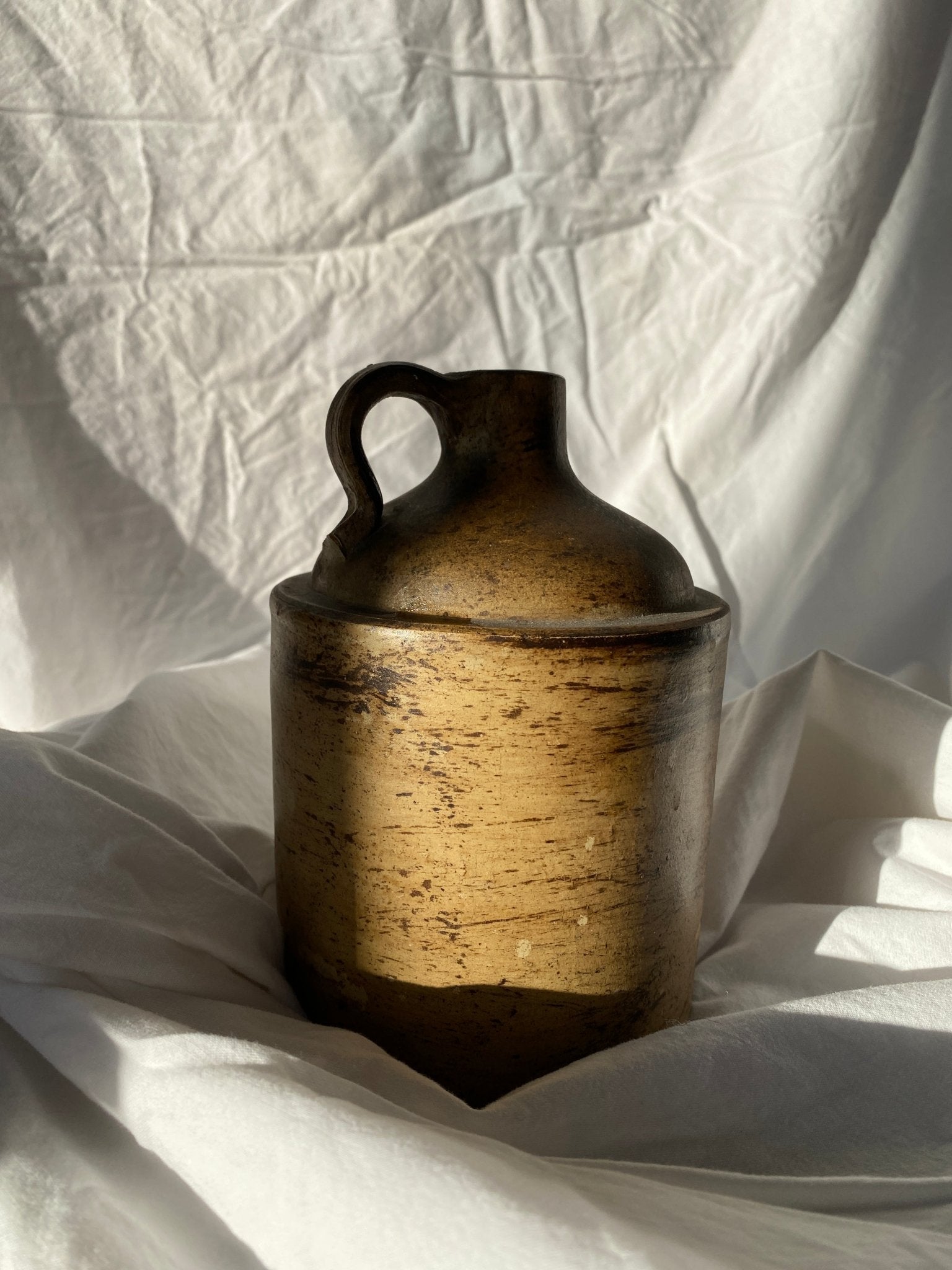 Vintage Pottery Jug with Picturesque Landscape - Perth Market