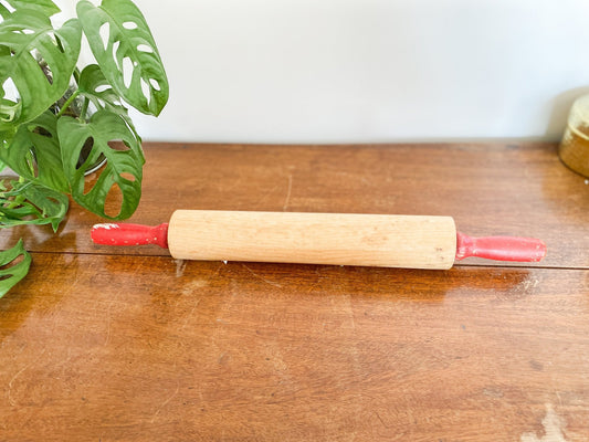 Vintage Red Rolling Pin - Perth Market