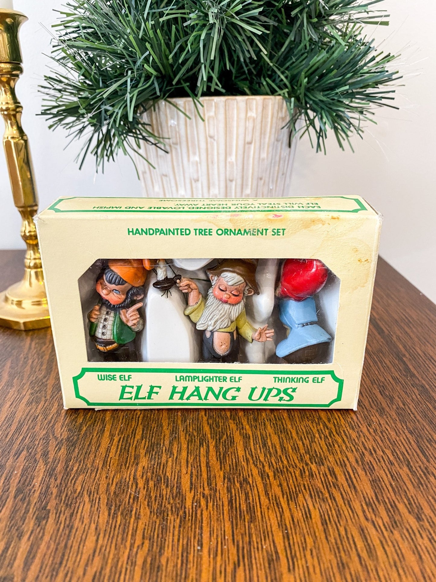 Vintage Set of Elf Ornament Hangups - Perth Market