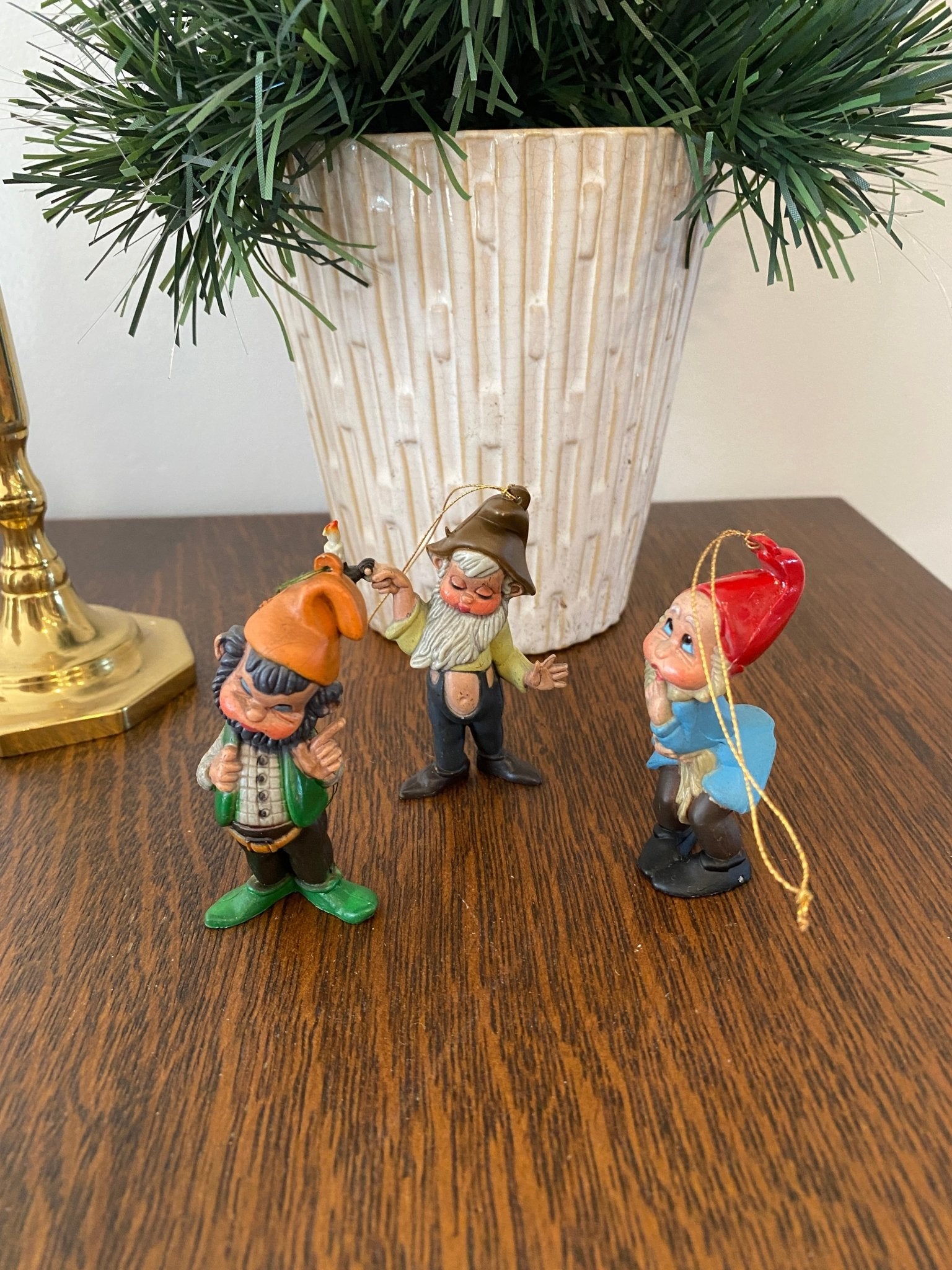 Vintage Set of Elf Ornament Hangups - Perth Market