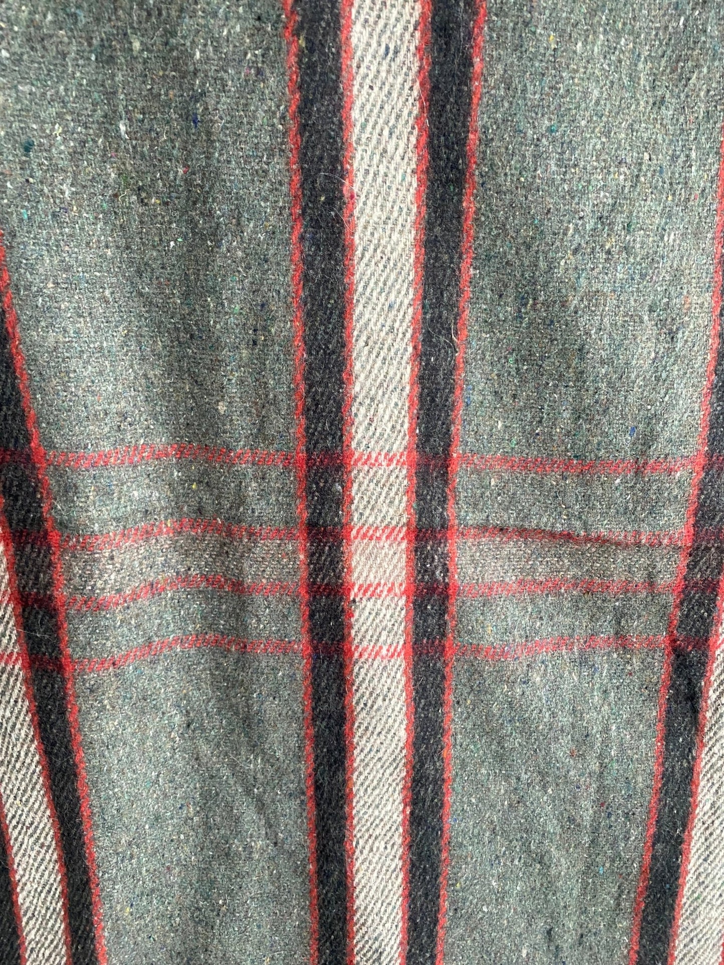 Vintage Tartan Wool Blend Blanket - Perth Market