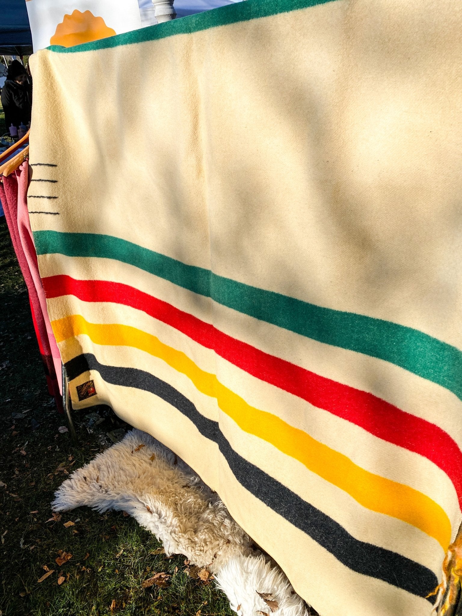 Vintage Trappers Point Blanket - Made in England - Perth Market