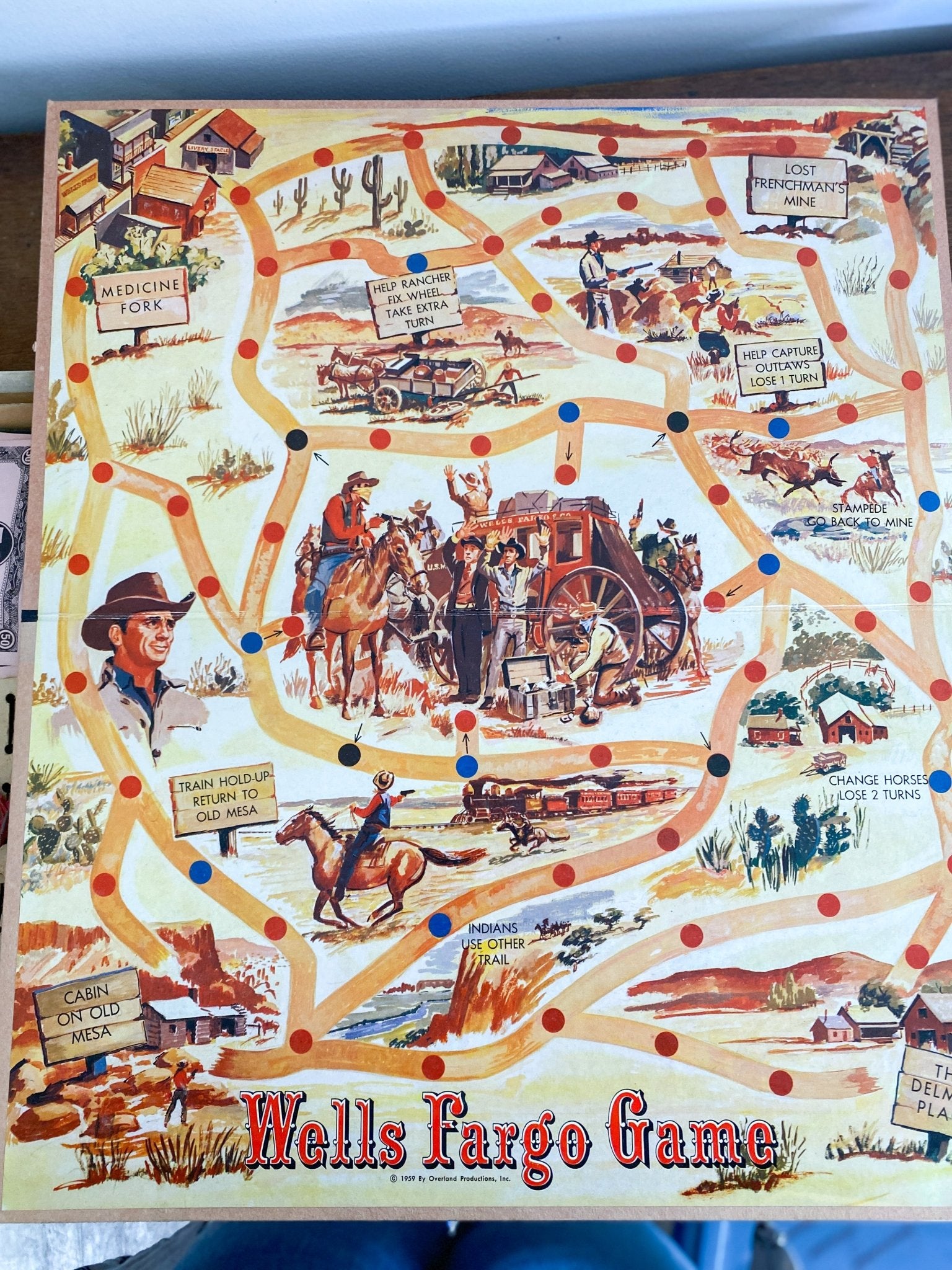 Wells Fargo Vintage Game - Wild West of Americas - Perth Market