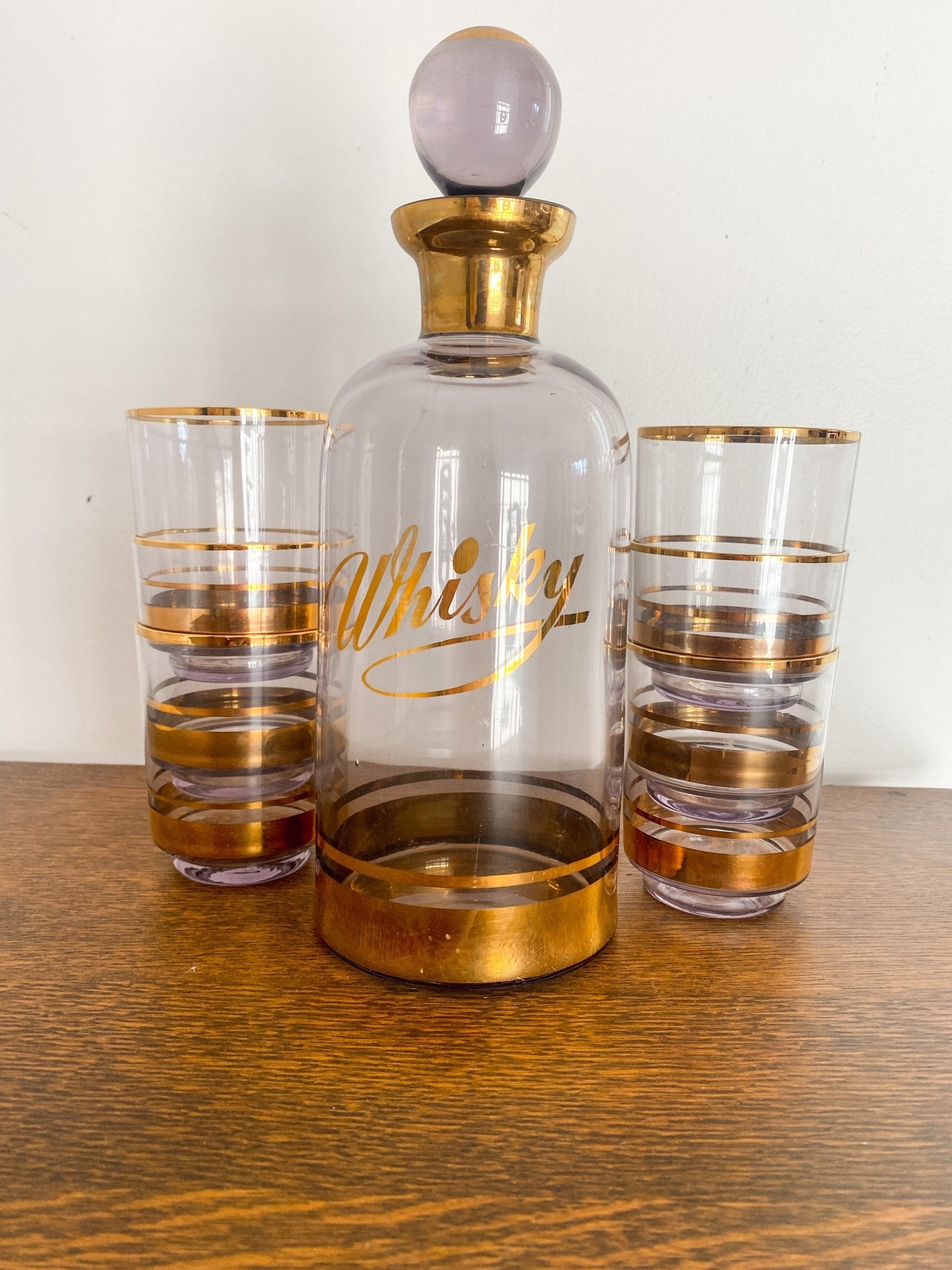 Whisky Decanter + 6 Glasses - Perth Market