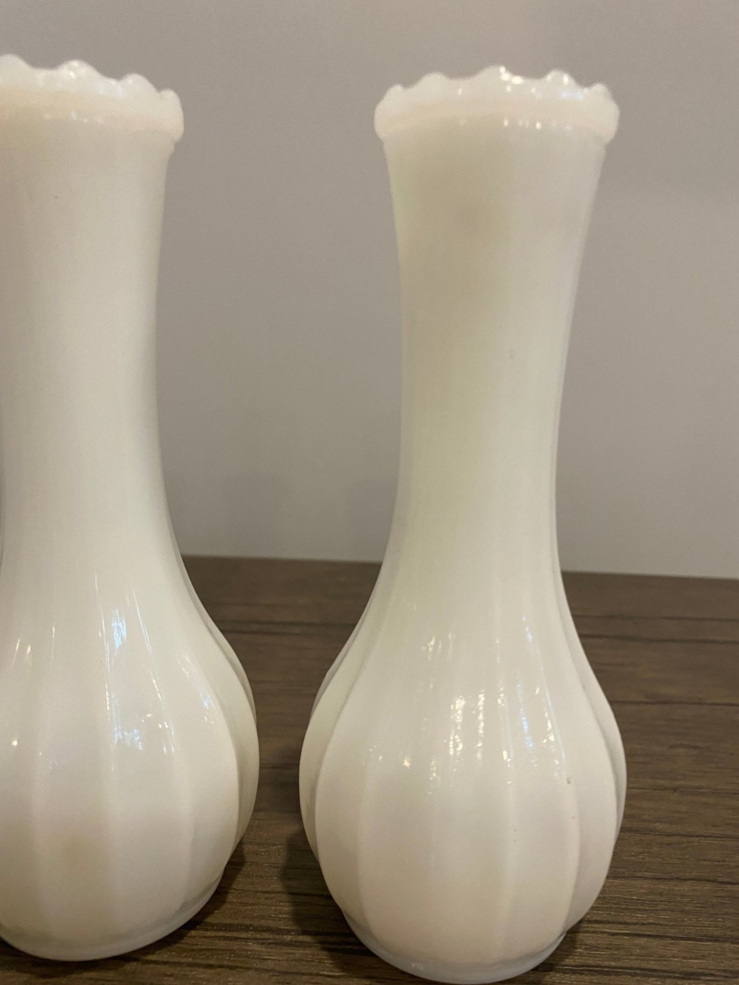 White Milk Glass Bud Vase - Perth Market