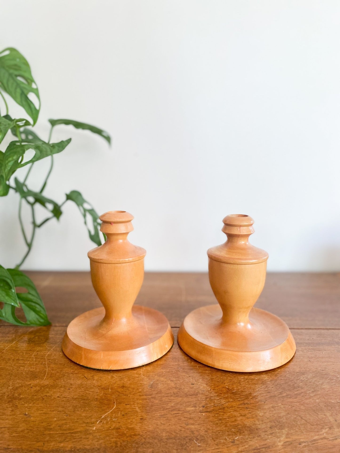 Wooden Candlestick Holders - Perth Market