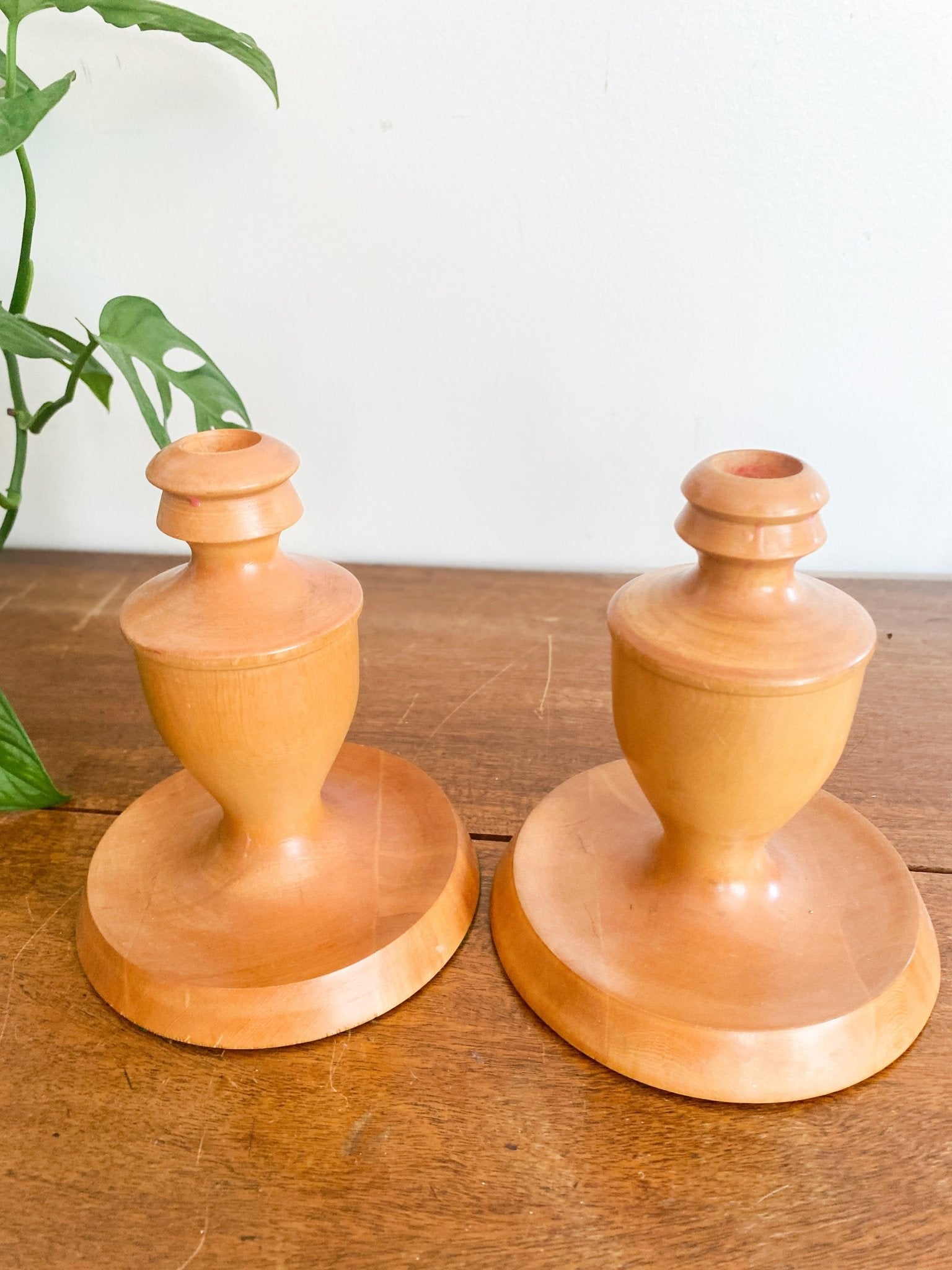 Wooden Candlestick Holders - Perth Market