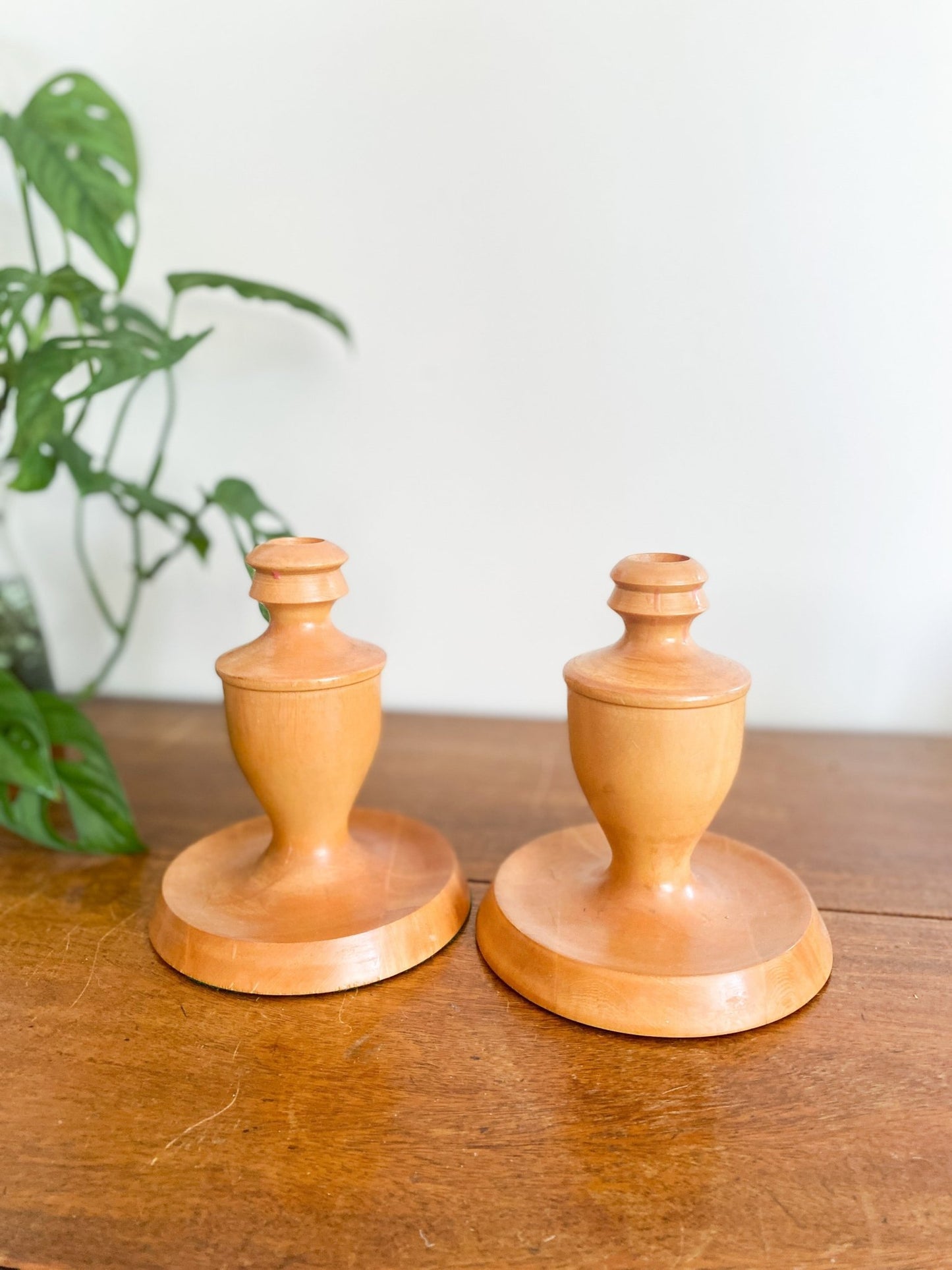 Wooden Candlestick Holders - Perth Market