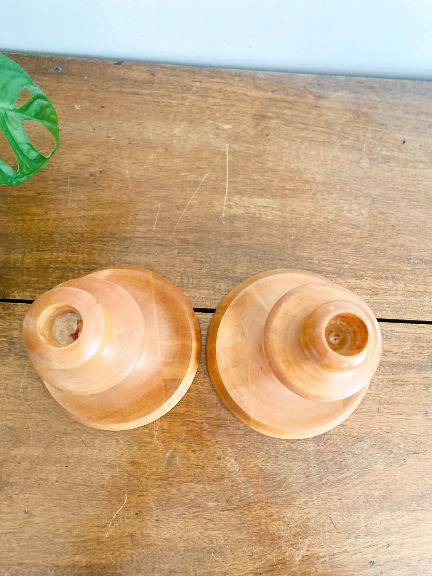 Wooden Candlestick Holders - Perth Market