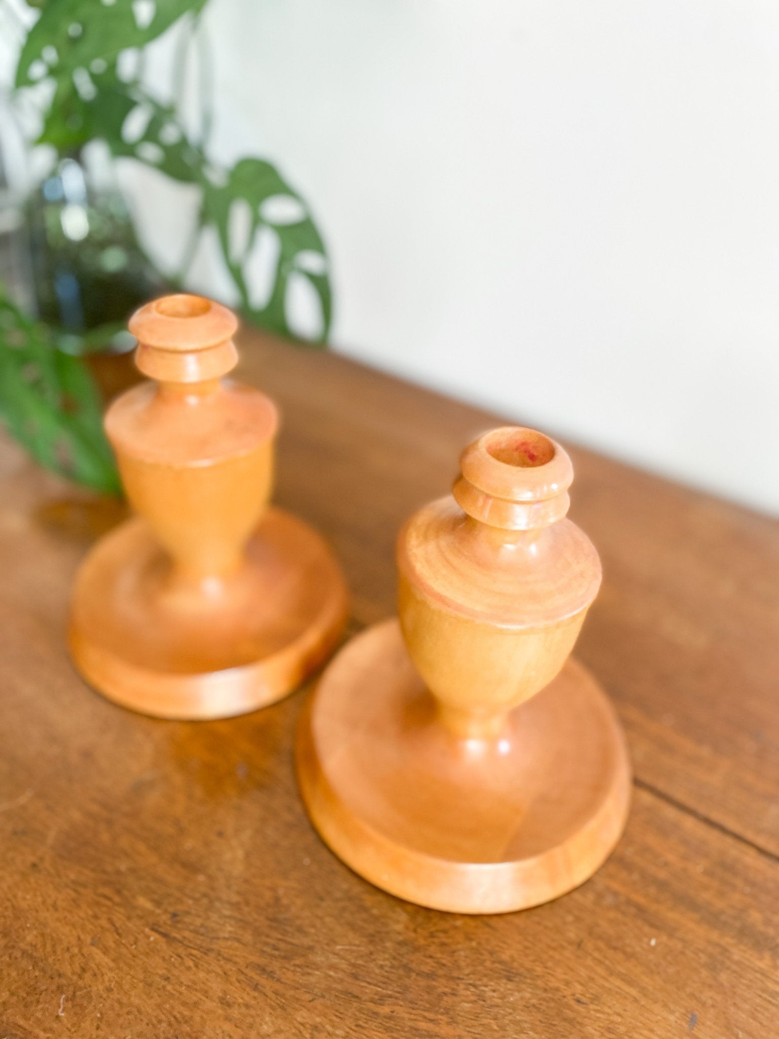 Wooden Candlestick Holders - Perth Market