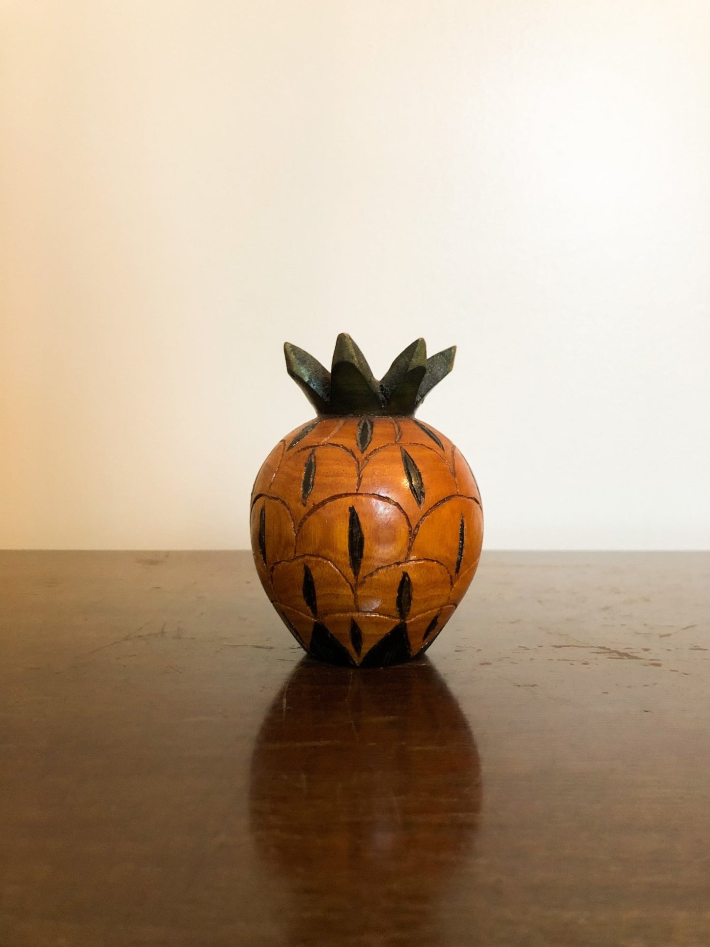 Wooden Hand Carved Pineapple - Perth Market