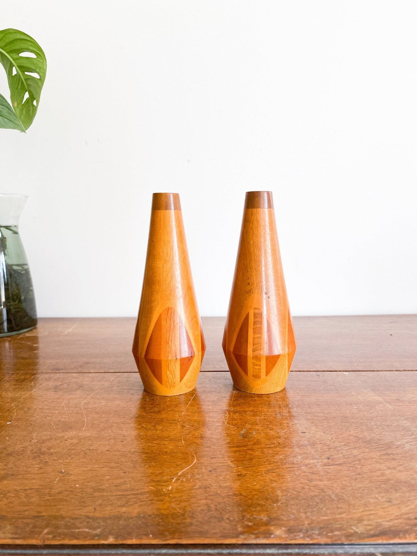 Wooden Mid Century Salt and Pepper Shakers - Perth Market