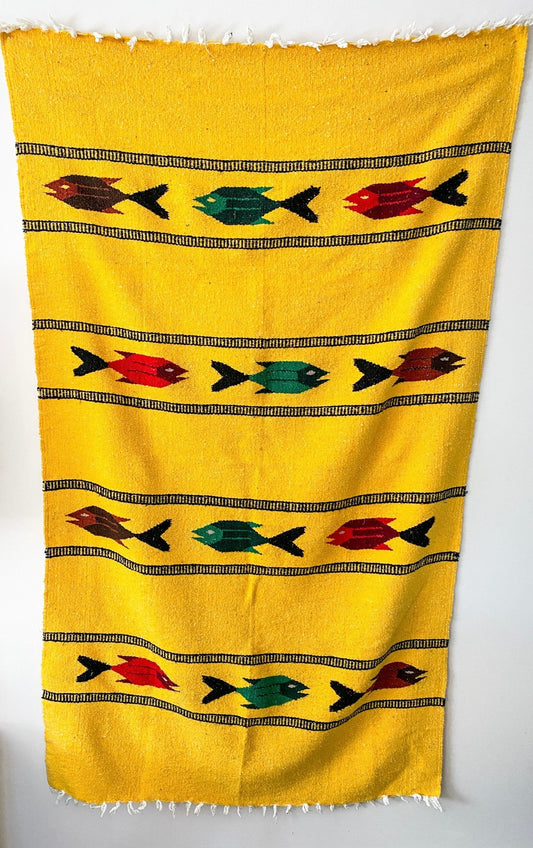 Yellow Cottage Fish Blanket - Perth Market